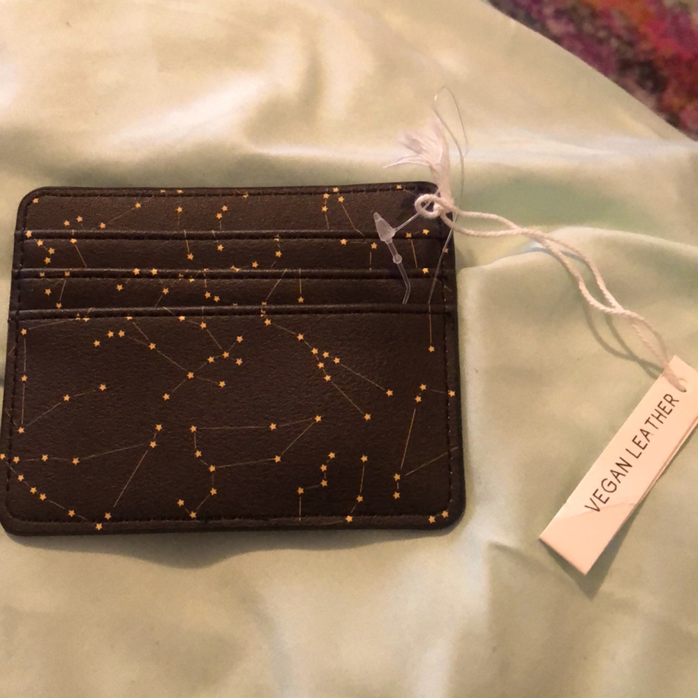 Vegan leather cardholder wallet